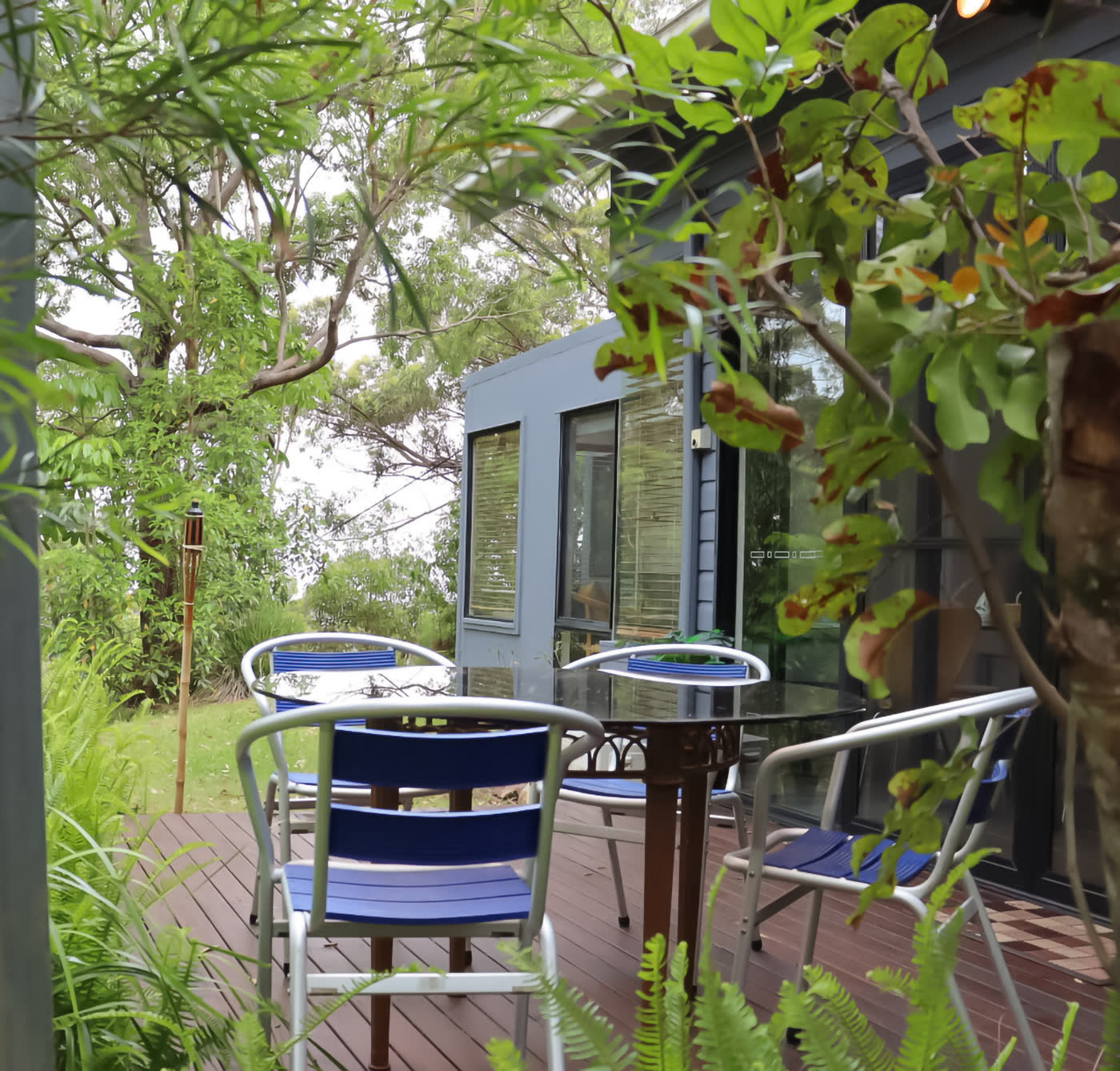 Yellow Cottage — The cottage’s own deck